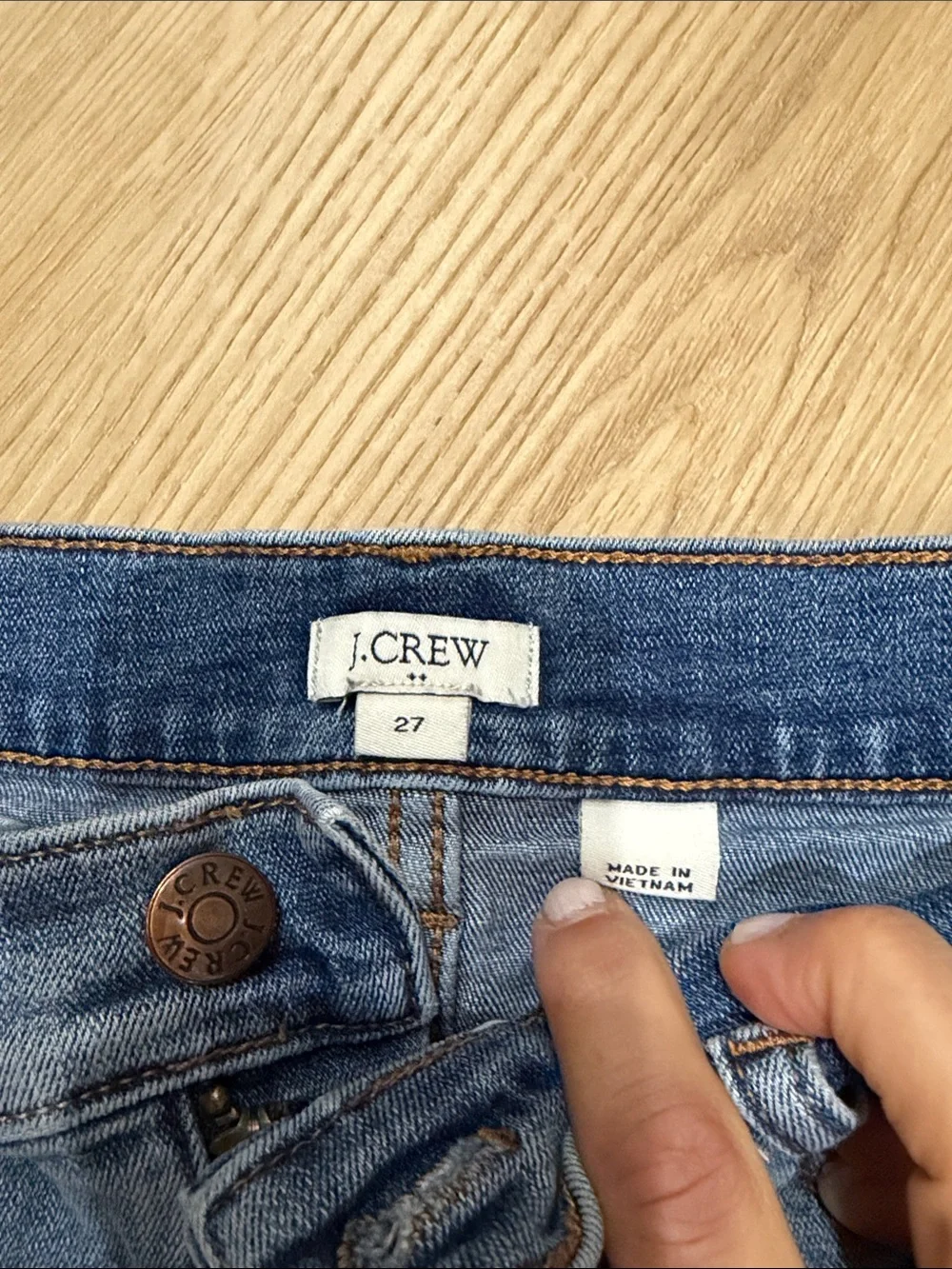 Jcrew denim shorts